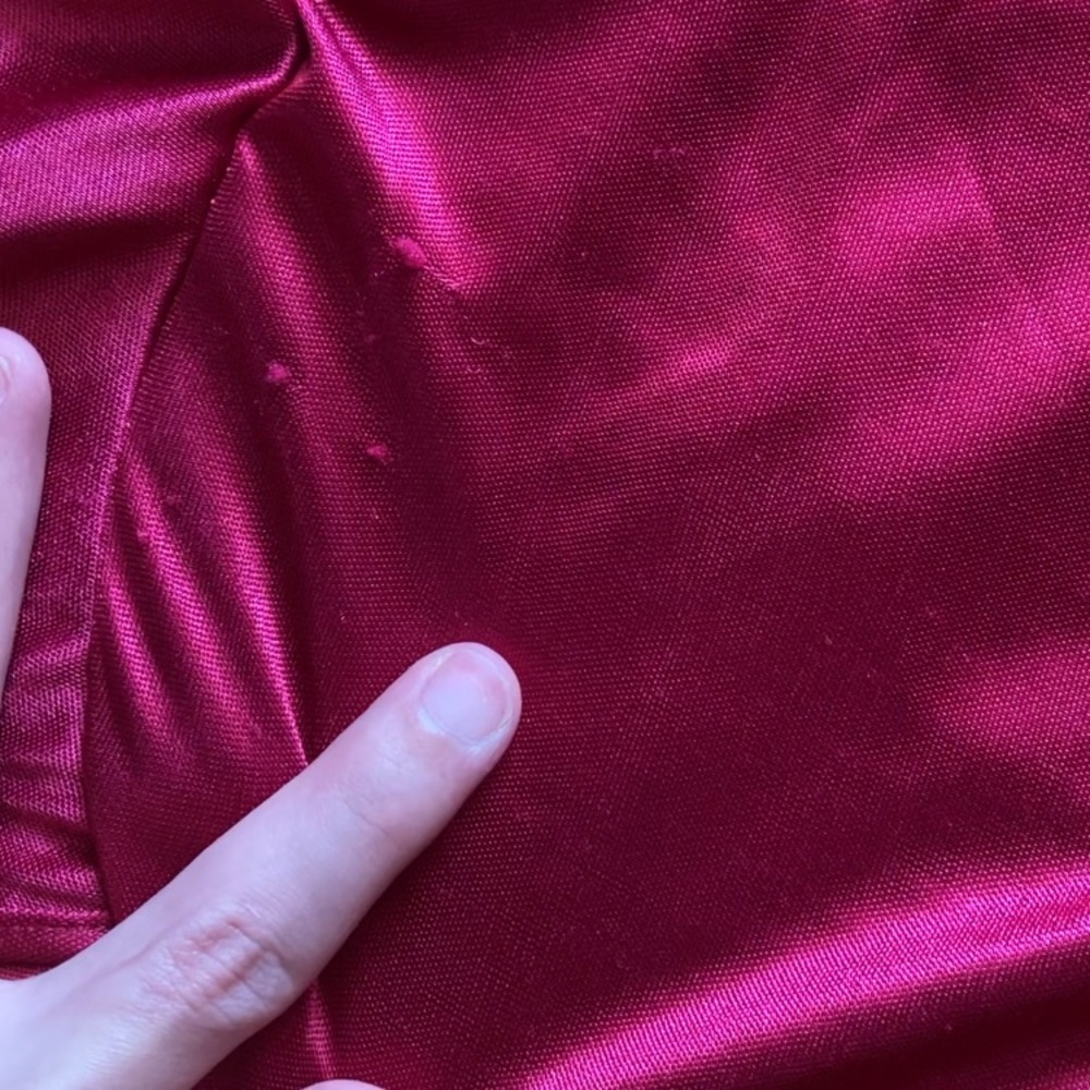 VTG 90s Masquerade Red Dressy Gown - Picture 7 of 7